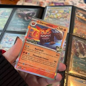 TCG: Stamped Darmanitan Card - Red